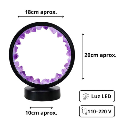 Ametra Kernel - Lámpara LED de Amatista